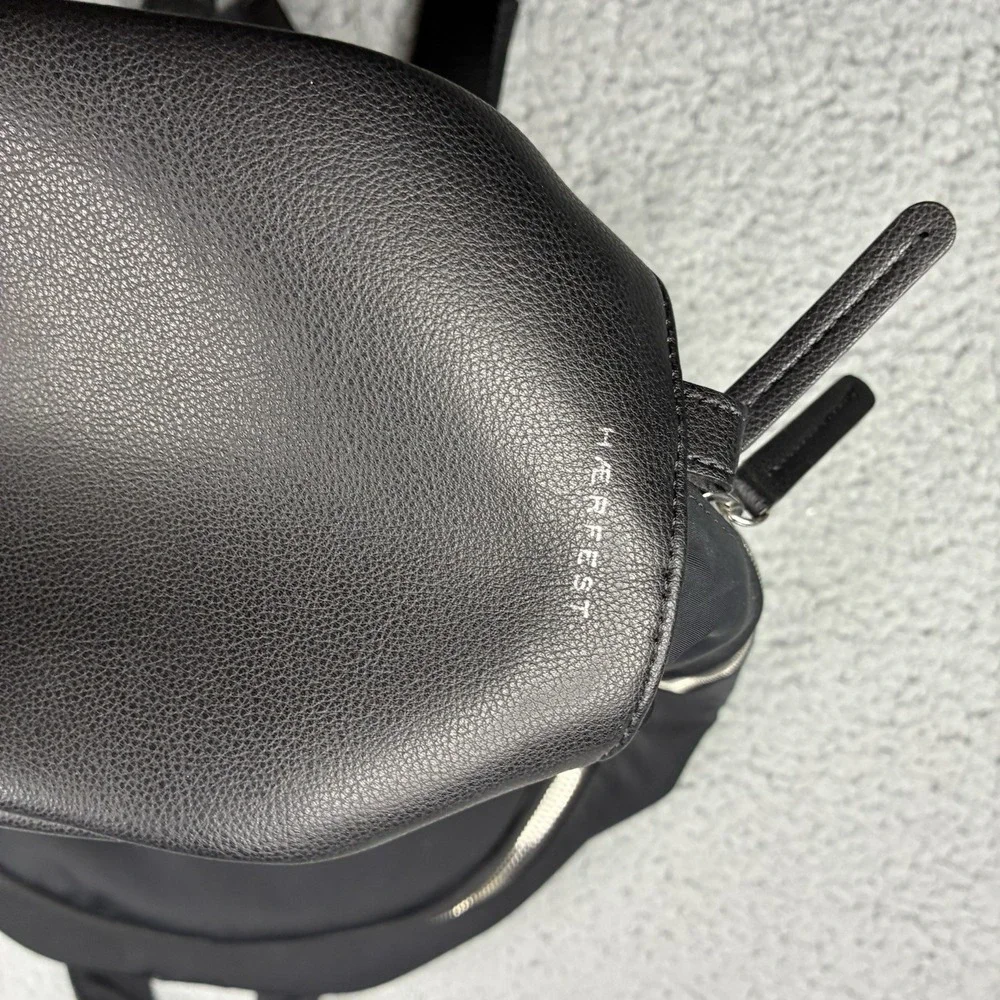 Haerfest x Mercedes-Benz Limited Edition Black Nylon Leather Travel Backpack